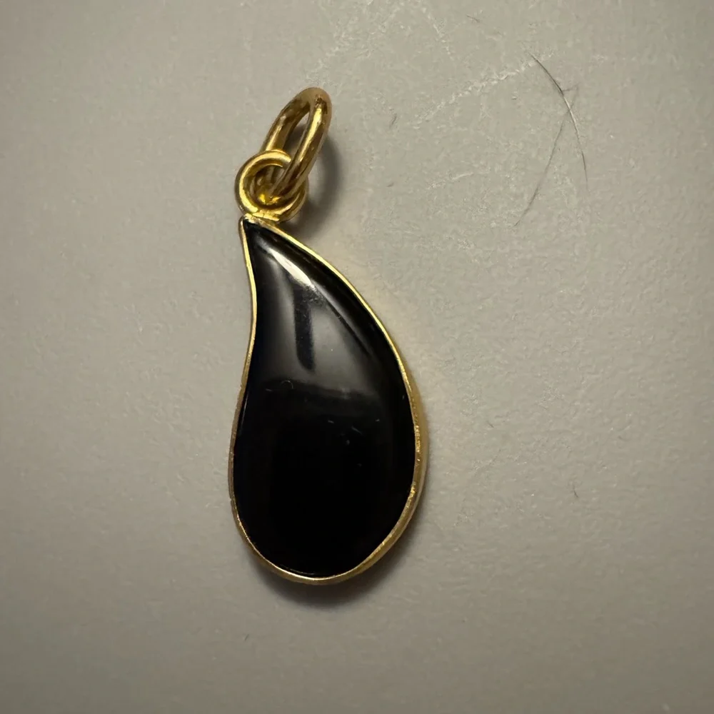 New Charles Albert alchamia blue lab created stone pendant + free black pendant - Picture 5 of 6